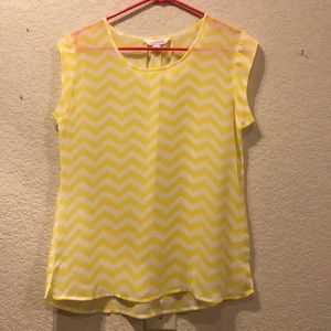 Charming Charlie Chevron blouse